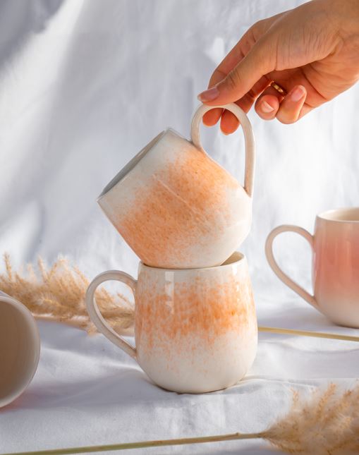 Drops Peach Mug